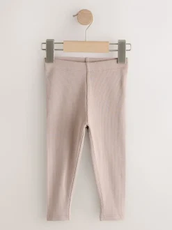 Broeken En Leggings*Next Roze - Verpakking van 5 geribbelde Leggings (3mnd -7jr)