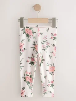 Broeken En Leggings*Next Roze - Verpakking van 5 geribbelde Leggings (3mnd -7jr)