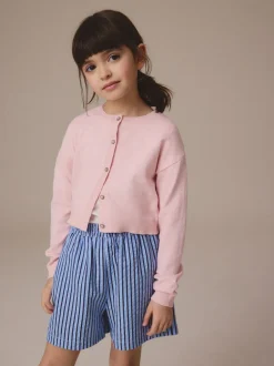 Gebreide Kleding|Next - Vest met knopen 3jr-16jr (3mnd-16jr) Roze