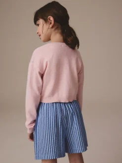 Gebreide Kleding|Next - Vest met knopen 3jr-16jr (3mnd-16jr) Roze