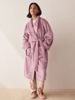 Badjassen|Alle Nacht- En Loungekleding*Next - Waffle Cosy Robe Roze