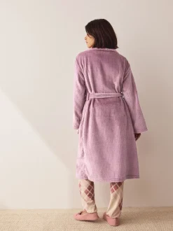 Badjassen|Alle Nacht- En Loungekleding*Next - Waffle Cosy Robe Roze