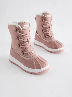 Laarzen|Next Roze - Waterproof Thinsulate Lined Snowboots