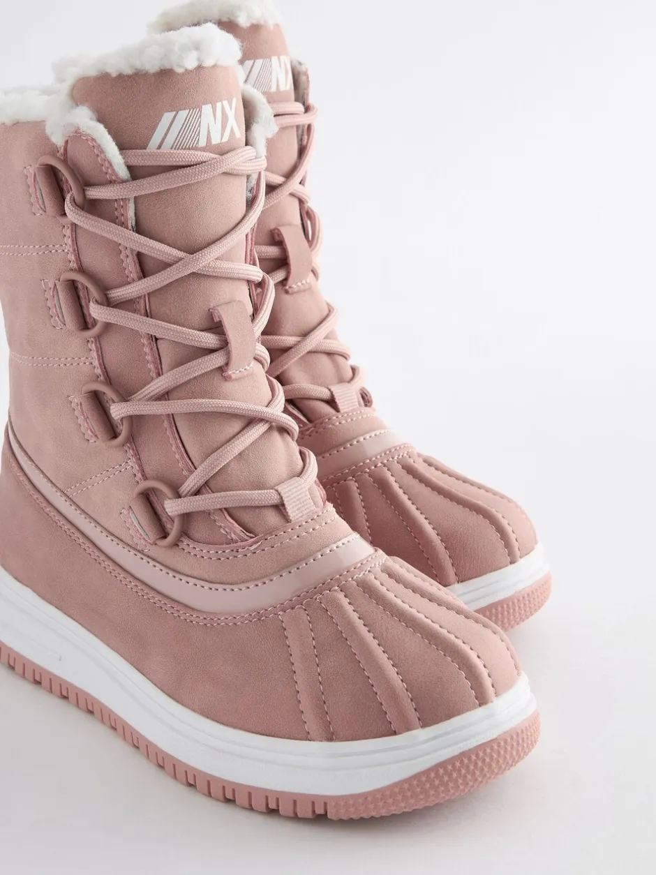 Laarzen|Next Roze - Waterproof Thinsulate Lined Snowboots