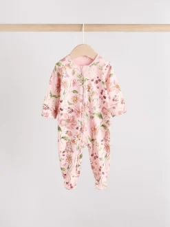 Multipacks|Babypakjes En Babypyjama's*Next Roze - 2-weg slaappakjes met ritssluiting, set van 3 (0-2jr)