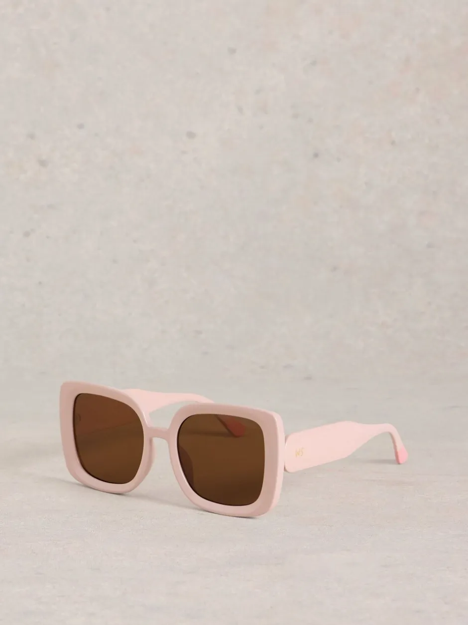 Zonnebril*White Stuff - Oversized Square Sunglasses Roze