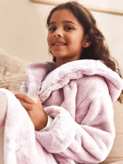 Kamerjassen|Next - Zacht aanvoelende fleece kamerjas (9 mnd-16 jr) Roze