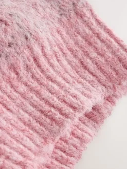 Gebreide Kleding|Next Roze aardbei - Sleeveless Knitted Tank Top With Wool