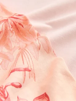Pyjama's|Loungewear|Next Roze bloemen - Kew Collection pyjama's met lange mouwen