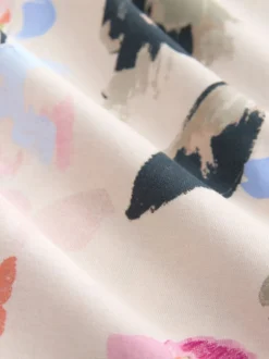Pyjama's|Next Roze bloemen - Pyjama met korte mouwen