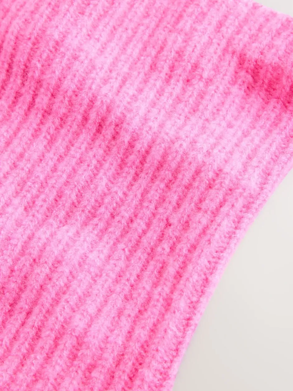 Mutsen, Handschoenen En Sjaals*Next Roze bloemetjes - Chunky ribgebreide colsjaal (1-16jr)