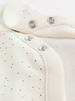 Rompertjes En Hemdjes*Next Roze bloemetjes - Set van 5 babyrompertjes met korte mouwen