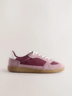 Sneakers*Next Roze corduroy - Forever Comfort® vetersneakers