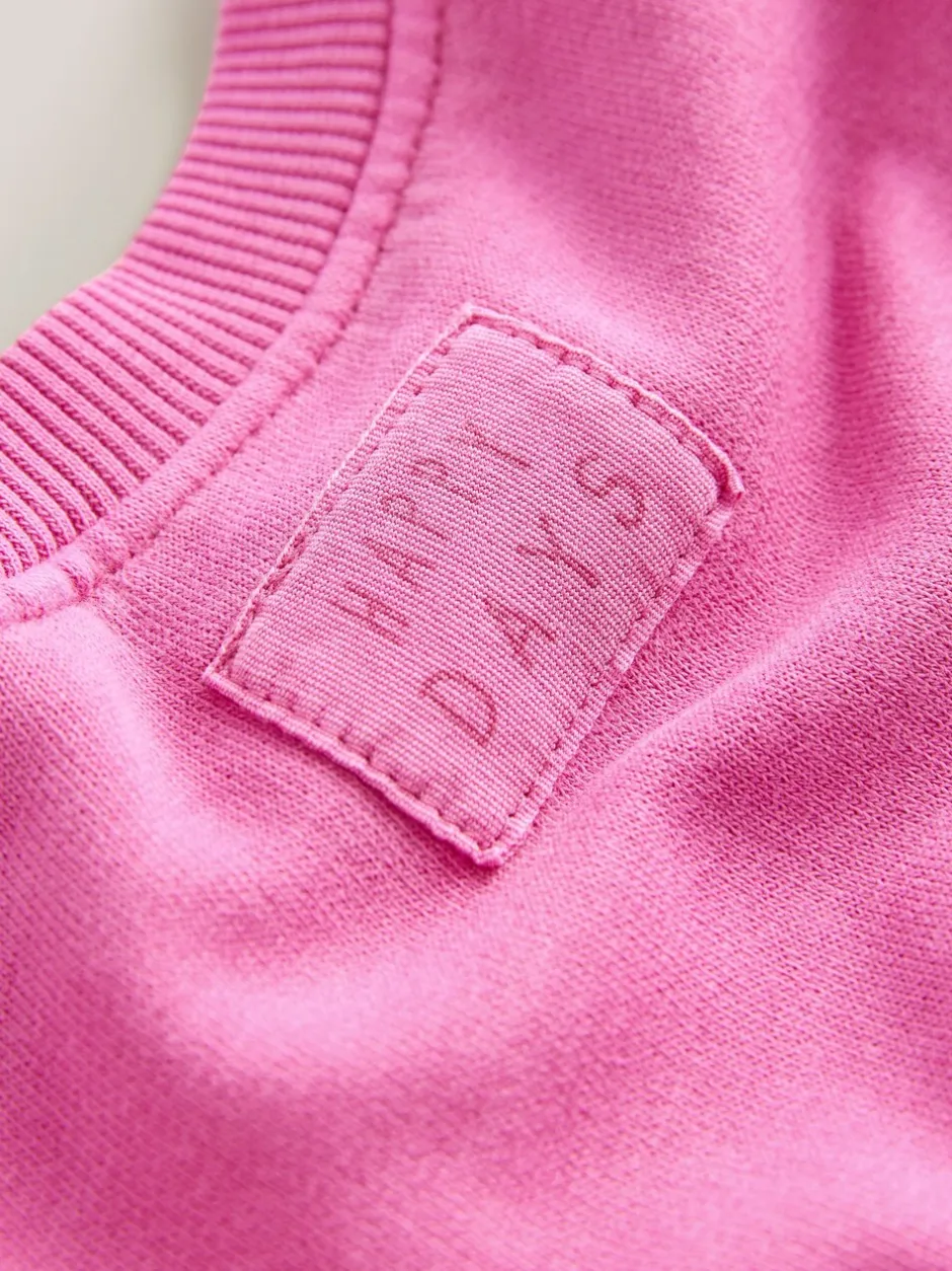 Truien En Breisels|Sets En Outfits*Next - Set van sweatshirt en uitlopende legging (3mnd -7jr) Roze dierenprint met hartjes