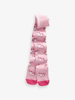 Sokken En Panty's|Sokken En Panty's|Next Roze en marineblauw - 3 Eenhoornmaillots met hoog katoengehalte