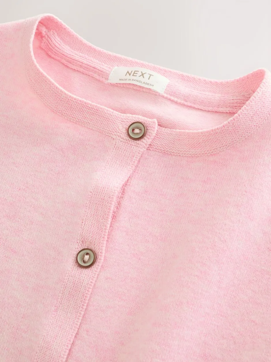 Gebreide Kleding|Next Roze gemêleerd - Vest (3 mnd-10 jr)