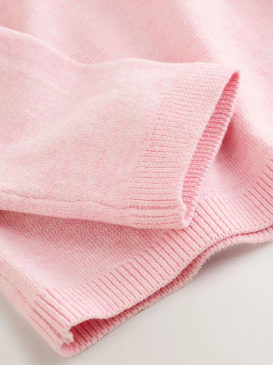 Gebreide Kleding|Next Roze gemêleerd - Vest (3 mnd-10 jr)