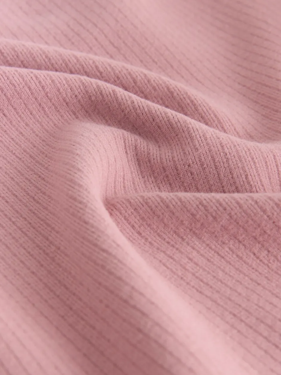 Nachtkleding En Pyjama's|Pyjama's|Next - Behaaglijke joggingpyjama (3-16jr) Roze geribbeld