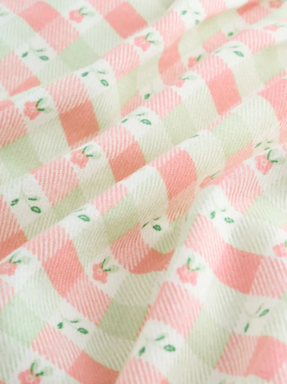 Rompertjes En Tuinbroeken|Tuinbroeken*Next Roze geruit - Baby Dungarees and Bodysuits Set 2 Piece (0mths-2yrs)