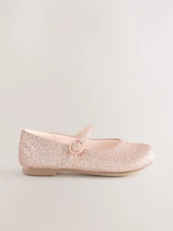 Gelegenheidskleding|Next Roze glitter - Mary Jane gelegenheidsschoenen voor bloemenmeisjes
