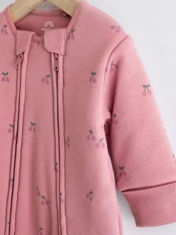 Babypakjes En Babypyjama's*Next - 2.5 TOG gewatteerde babypyjama Roze kers
