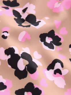 Badkleding|Badkleding*Next - Badpak (3 mnd-7 jr) Roze met dierenprint