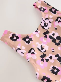 Badkleding|Badkleding*Next - Badpak (3 mnd-7 jr) Roze met dierenprint
