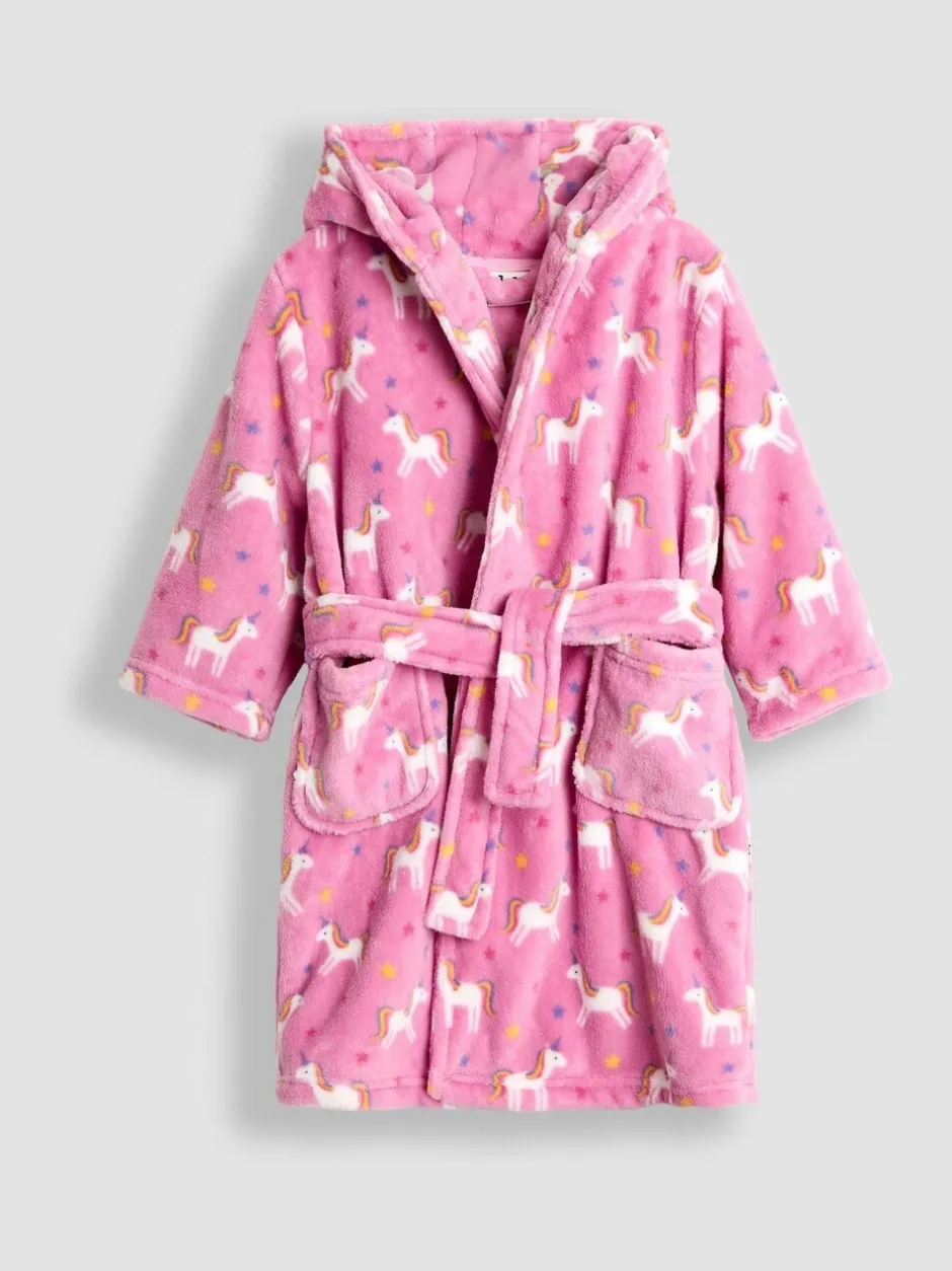 Kamerjassen*Jojo Maman Bébé Roze met eenhoornprint - - Badjas