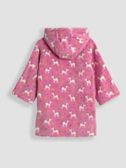 Kamerjassen|Jojo Maman Bébé - Cosy Hooded Blanket Roze met eenhoornprint
