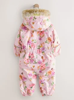 Jassen, Jacks En Kinderwagenpakjes|Jassen En Jacks*Next - Waterdicht sneeuwpak met print (3mnd-7jr) Roze met elfjes