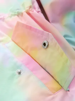 Jassen En Jacks*Next Roze met gemarmerde print - Waterproof Printed Cagoule (3-16yrs)