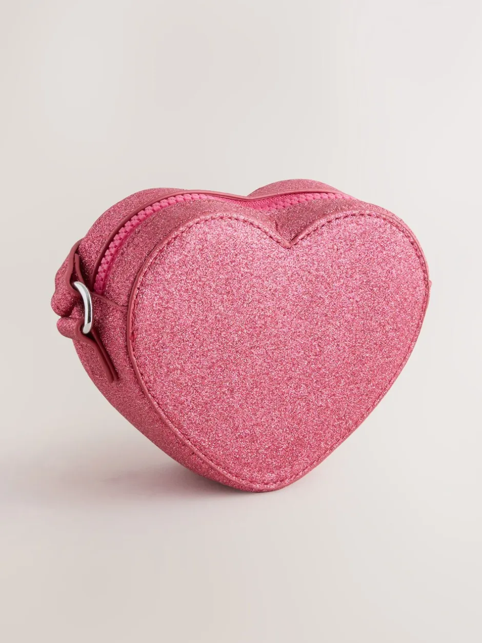 Tassen*Next Roze met hartjesprint - Cross Body Nolvetly Heart Party Bag