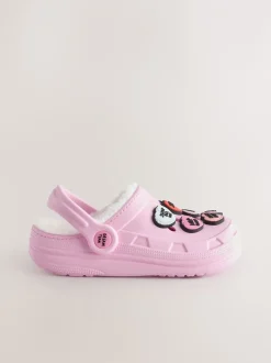 Pantoffels*Next - Pantoffelklompen Roze met hartjesprint