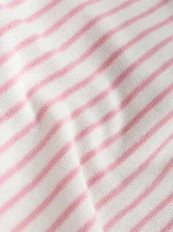 Rompertjes En Hemdjes*Next Roze met hartjesprint - Set van 5 babyrompertjes met korte mouwen
