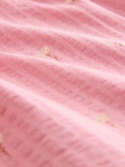 Jurken|Jurken*Next - Jersey zomerjurk (3mnd -7jr) Roze met konijnen