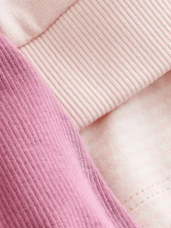 Tops|Tops|Next - Set met top met lange mouwen en uitlopende broek (3mnd -7jr) Roze met sterren