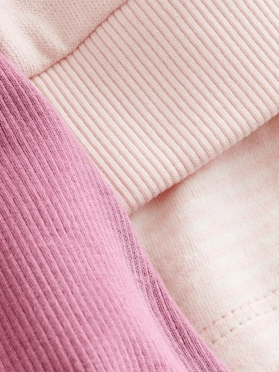 Tops|Tops|Next - Set met top met lange mouwen en uitlopende broek (3mnd -7jr) Roze met sterren