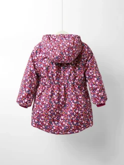 Jassen, Jacks En Kinderwagenpakjes|Jassen En Jacks|Jojo Maman Bébé - Lined Parka Roze met vrolijke print