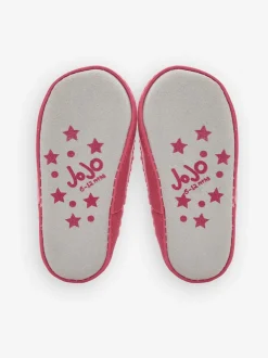Pantoffels|Jojo Maman Bébé - moccasin pantoffelsokken Roze muis