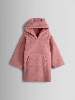 Kamerjassen*Jojo Maman Bébé - Cosy Hooded Blanket Roze muis