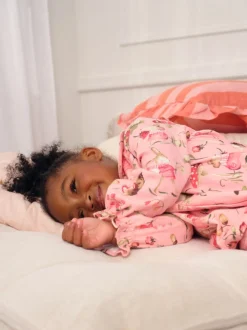 Nachtkleding En Pyjama's|Pyjama's*Next - Geweven pyjama met knopen (9 mnd-10 jr) Roze muisprint