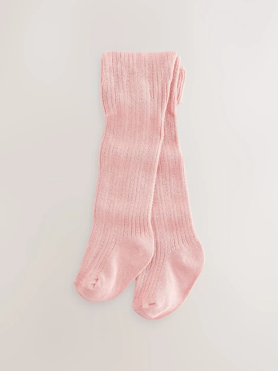 Sokken En Panty's*Next Roze neutraal met textuur - Set van 3 babymaillots (0 mnd-2 jr)