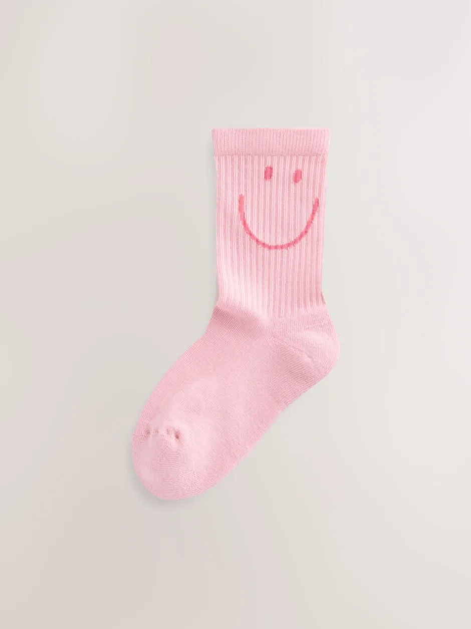 Sokken En Panty's|Multipacks*Next Roze, paars en groen - 3 Paar enkelsokken met verzachte zool en hoog katoengehalte