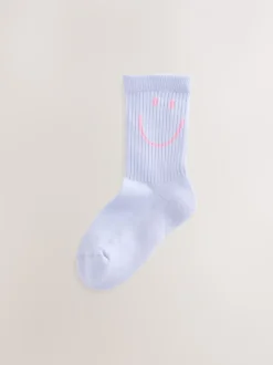 Sokken En Panty's|Multipacks*Next Roze, paars en groen - 3 Paar enkelsokken met verzachte zool en hoog katoengehalte