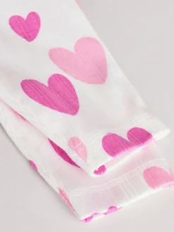 Rompertjes En Hemdjes*Next Roze ster - Set van 5 babyrompertjes met lange mouwen