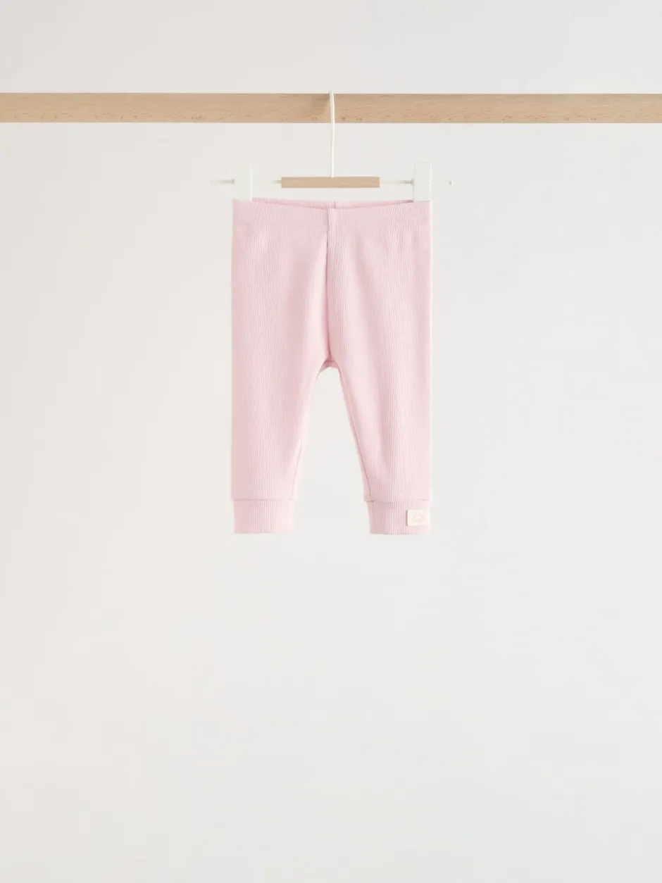 Tops|Sets En Outfits|Next Roze streep - 6 -delige set van top met lange mouwen en leggings (0mnd -3jr)