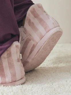 Pantoffels*Next - Pantoffels Roze streep