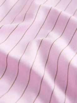 Shirts|Next Roze streep - Strijkvrij Oxford overhemd met knopen