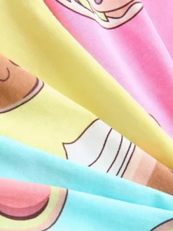 Nachtkleding En Pyjama's|Pyjama's|Next Roze/blauw - Set van 3 pyjama's (3-16 jr)
