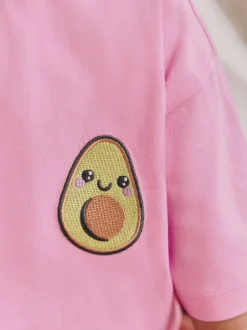 Nachtkleding En Pyjama's|Pyjama's|Next Roze/blauw - Set van 3 pyjama's (3-16 jr)